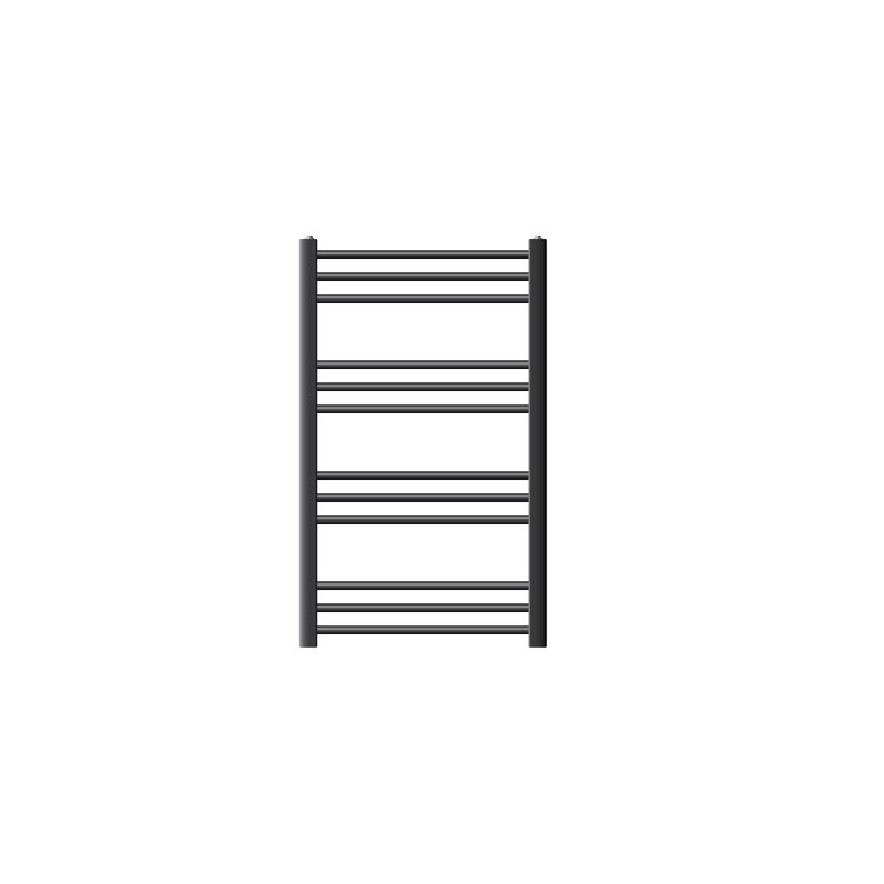 ECD Germany Grzejnik lazienkowy Sahara - 600 x 800 mm - antracyt - prosty z podlaczeniem bocznym - grzejnik lazienkowy - podgrzewacz do reczników -