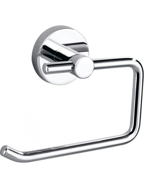 Porte papier toilette en métal chrome a fixer Porte papier toilette en métal chrome a fixer