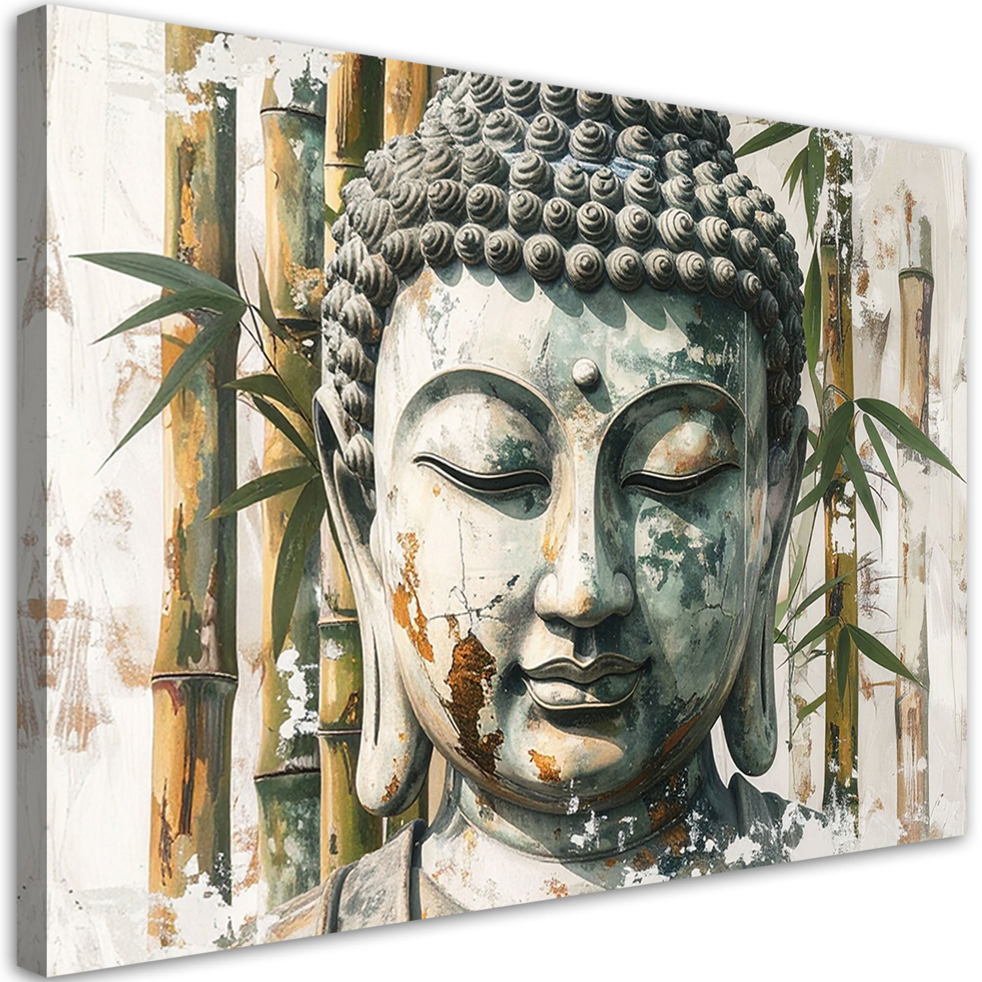 Obraz do salonu sypialni biura, Harmonia Budda Zen Spa Bambus 60x40