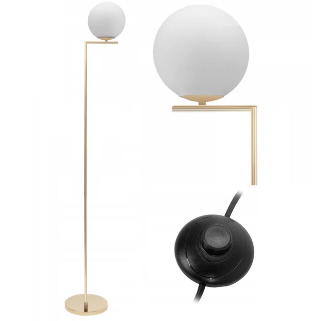 Lampa Stojąca Podłogowa Toolight App921-1F Złoty