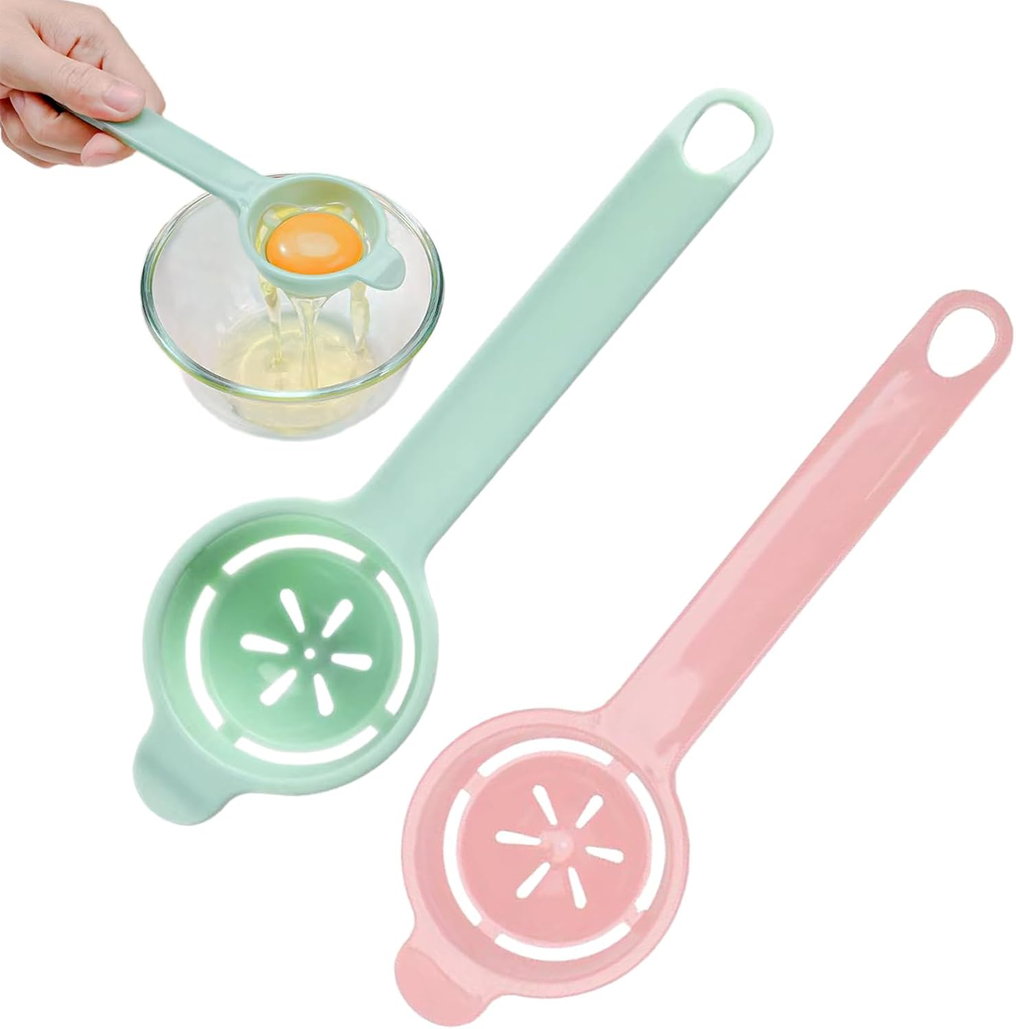 Zestaw 2 separatorów do żółtek, separatory do żółtek, separatory do jaj, separatory do jaj, separatory do jaj, separatory do jaj, separatory do jaj
