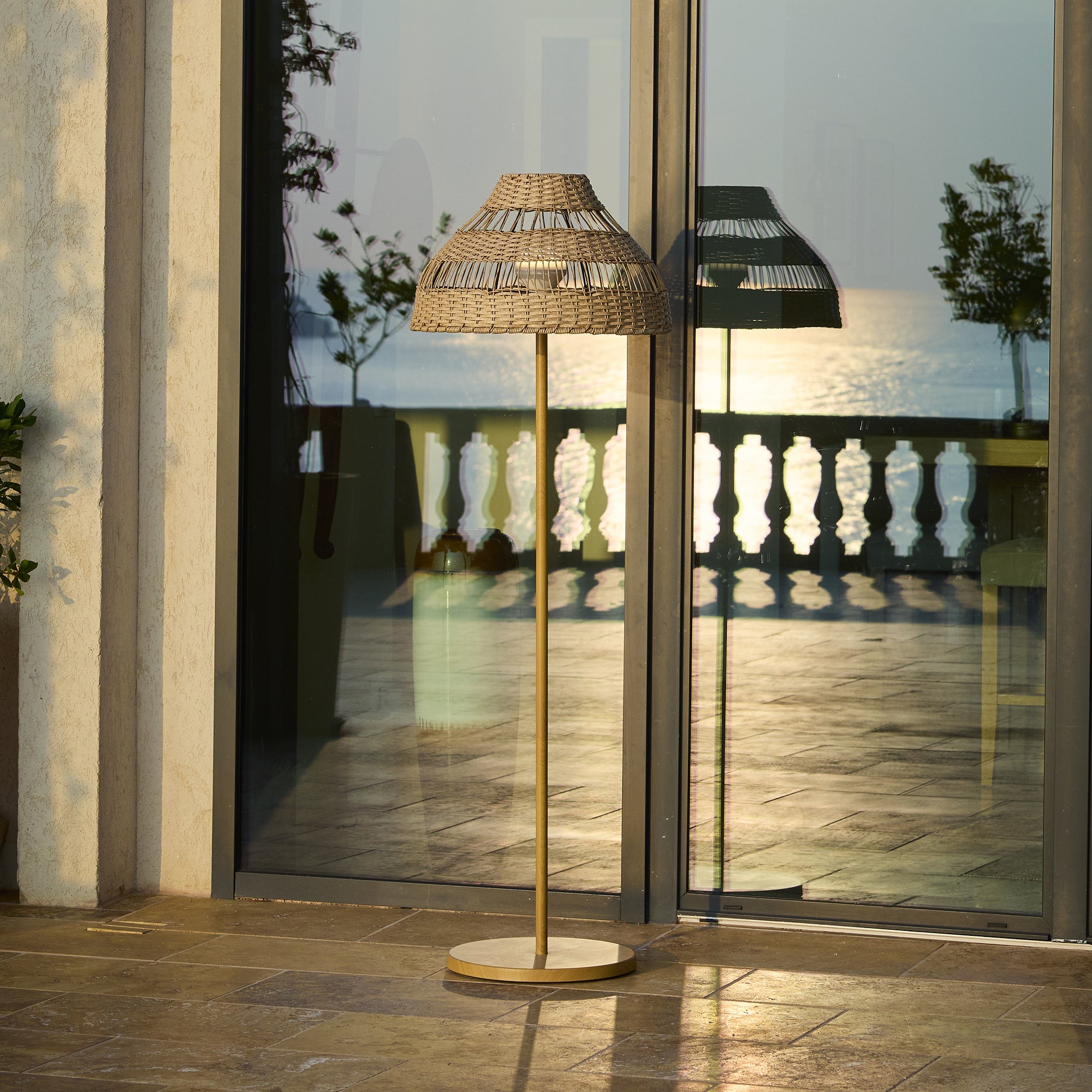 Lampe LED LUMISKY Lampadaire sans fil pied metal LED blanc - 3