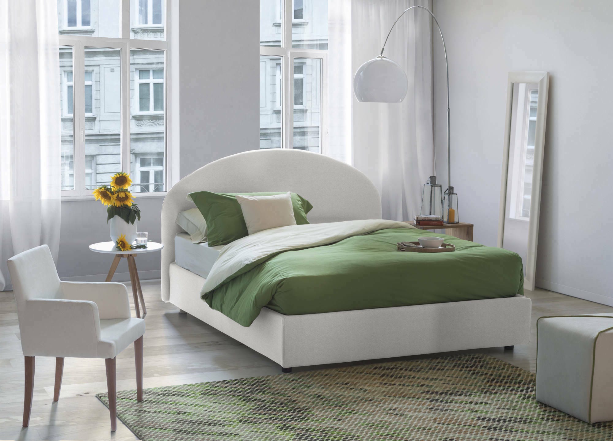 Una Piazza Letto Francese Flou Letto Flou Notturno Matrimoniale