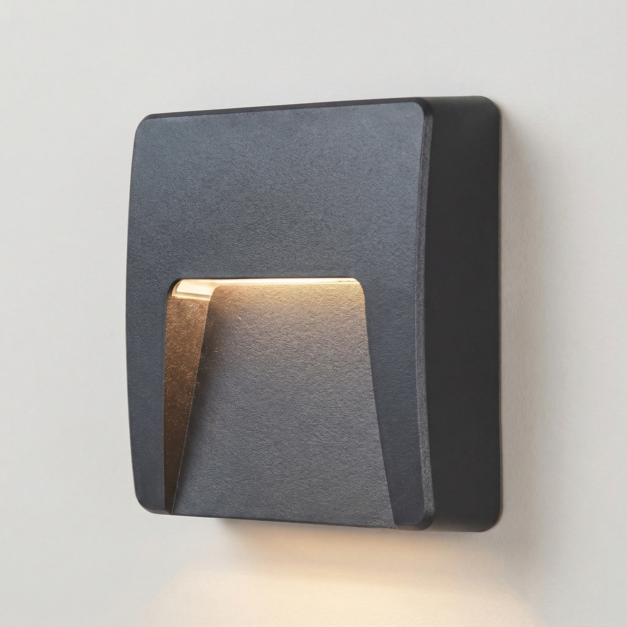 Kinkiet zewnętrzny Trento LED 3W Neutralna biel 100lm antracyt wym:12x12x3,2cm IP65 Rabalux