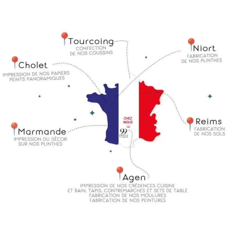 Fond de hotte en aluminium - essentiel blanc - 70x60 cm - 6