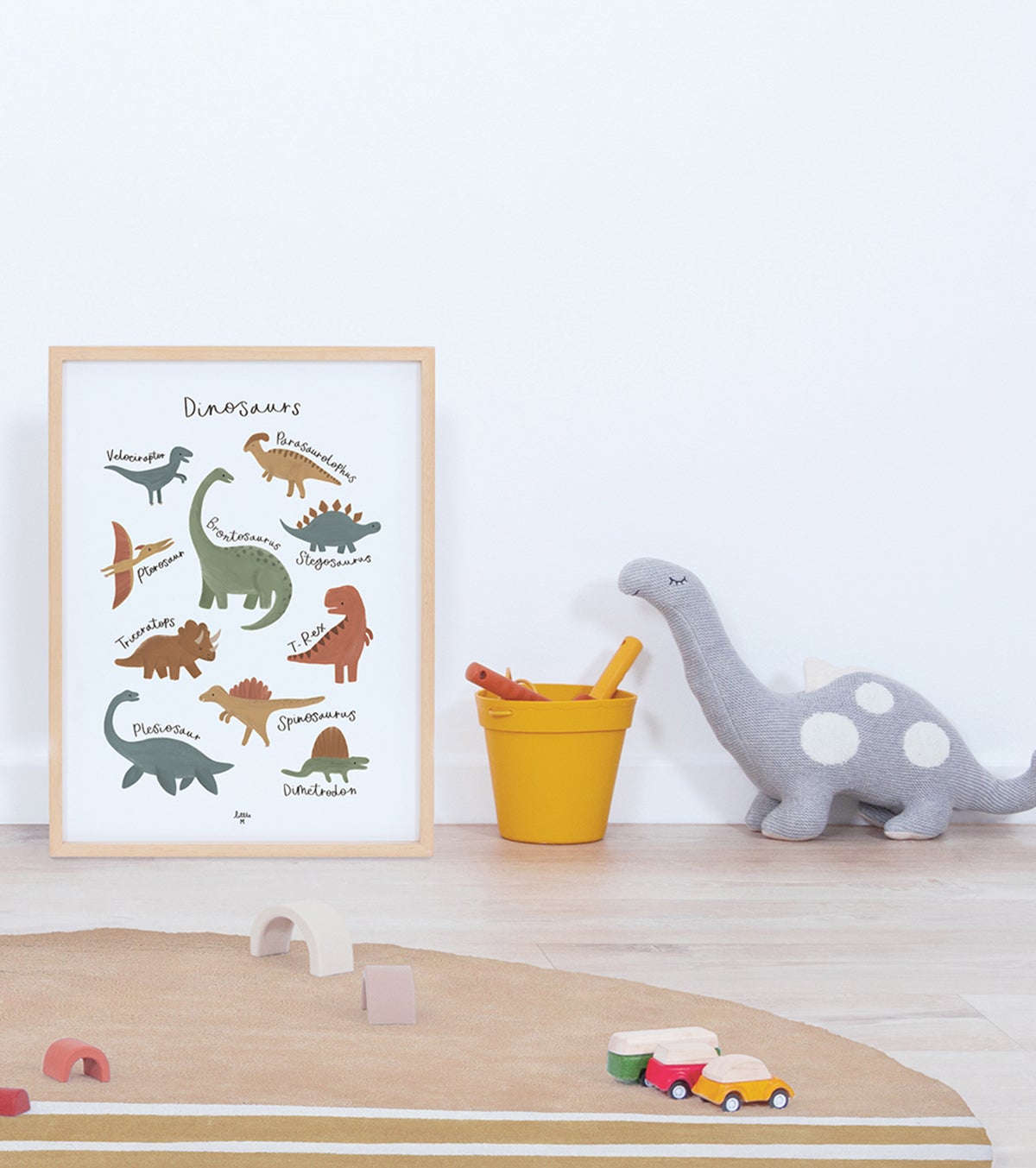 Affiche Les dinosaures 30x40 cm, Lilipinso - 2