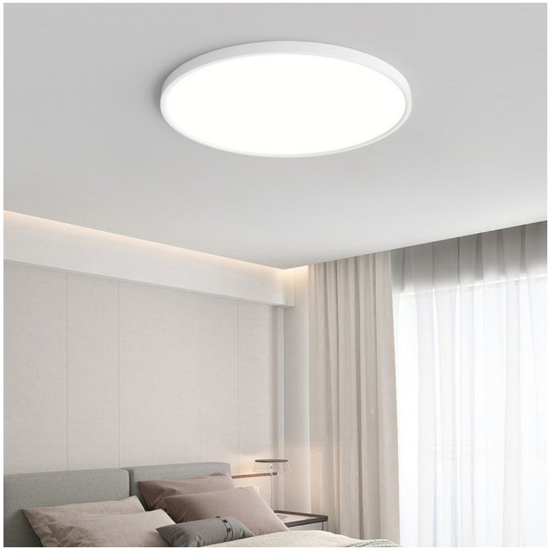 Lampa sufitowa 18 W — montaż powierzchniowy (trójkolorowa) — oświetlenie sypialni — oświetlenie korytarza — (23 x 2,3 cm)