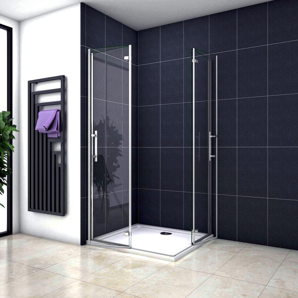 Océan Cabine De Douche 110x110x185cm En Verre Anti-calcaire 2 Portes De Douche - 4
