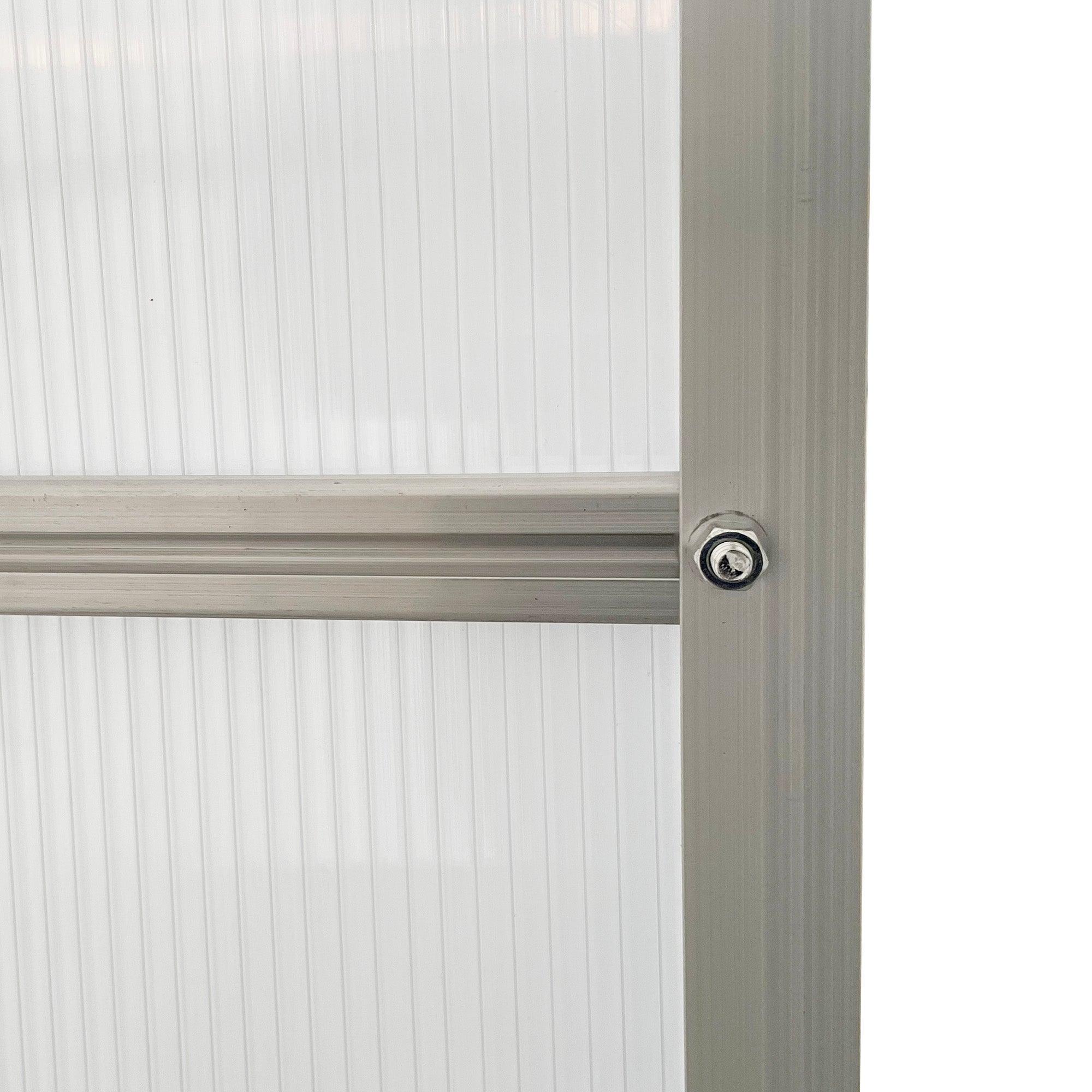 Serre de jardin aluminium polycarbonate 7,1m² Outsunny - 8