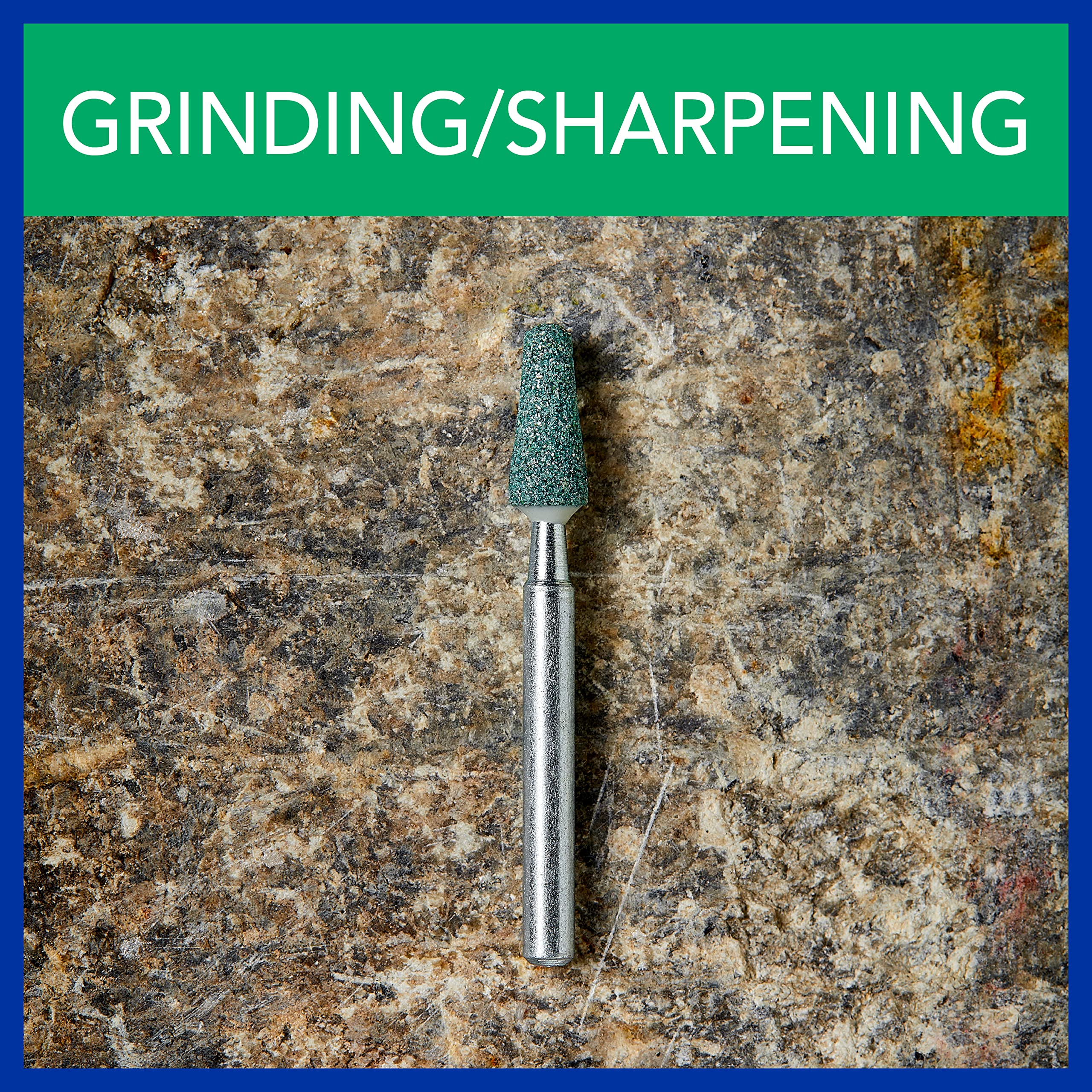 Dremel 729-01 - Kit di accessori per utensili rotanti per intaglio e incisione, 11 pezzi, include punte per incisione e pietre abrasive, ideale per le - 5