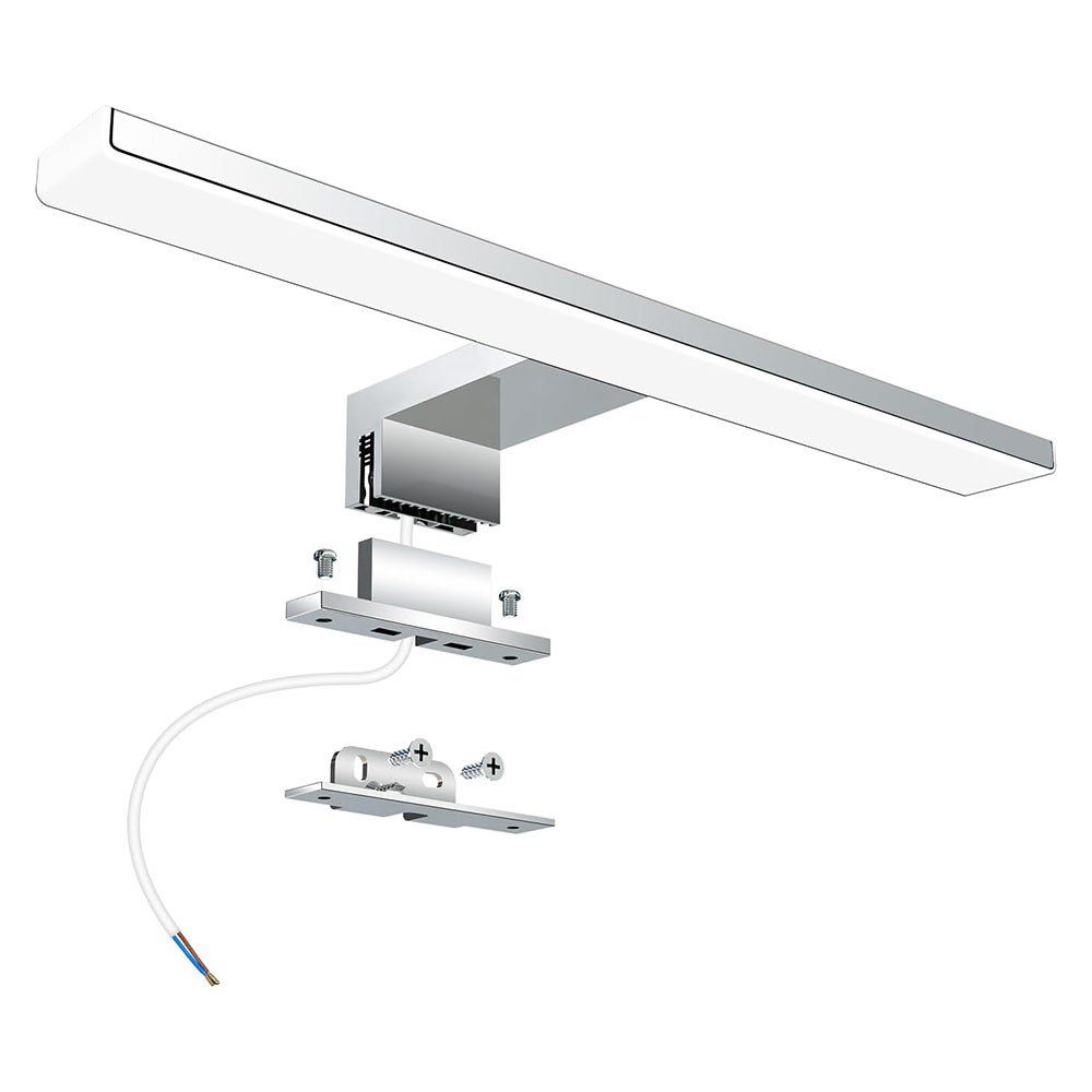 Lampa lustrzana LED 6 W, neutralna biała lampa lustrzana do łazienki, wodoodporna lampa łazienkowa IP44 ze stali nierdzewnej do luster