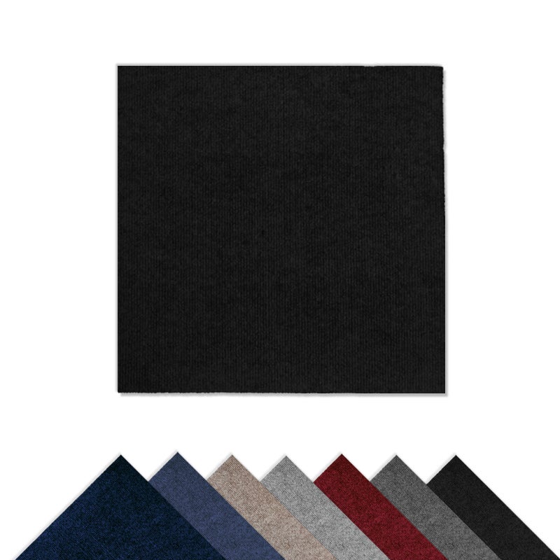 Arquiservi - Moqueta en loseta Viena Antracita 50x50 (5M2) | Antiestática, insonorizante y apta para oficinas y hogar - 9