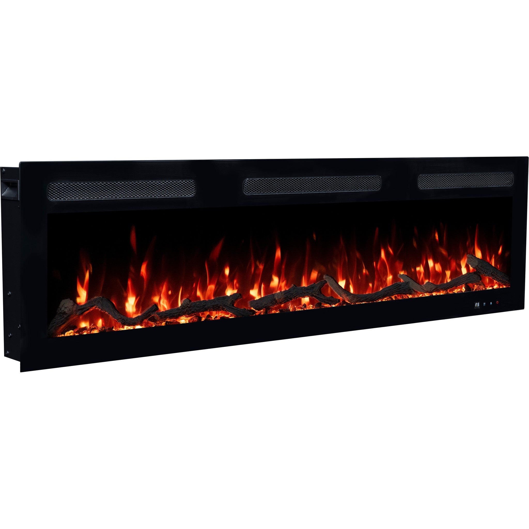 Cheminée électrique Emotion Flame Monarch 183 - feu premium - murale et encastrable - 183x13x35 cm - cheminée LED décorative avec chauffage 900/1800 W - 7
