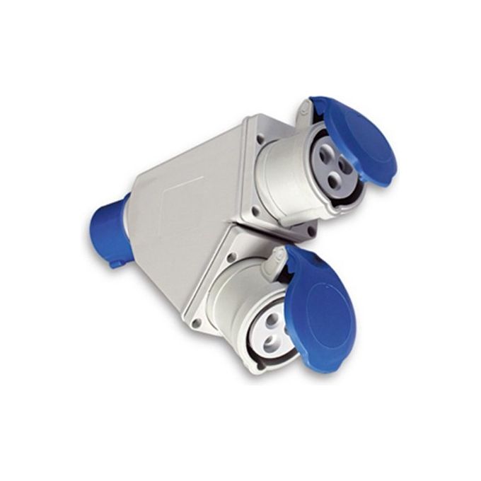 ADAPTADOR INDUSTRIAL DOBLE 73105 | Leroy Merlin