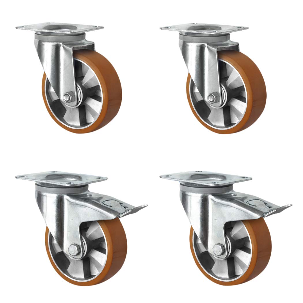 ᐅ Ruote E Rotelle Girevoli Con Blocco Per Apparati - Foto 4