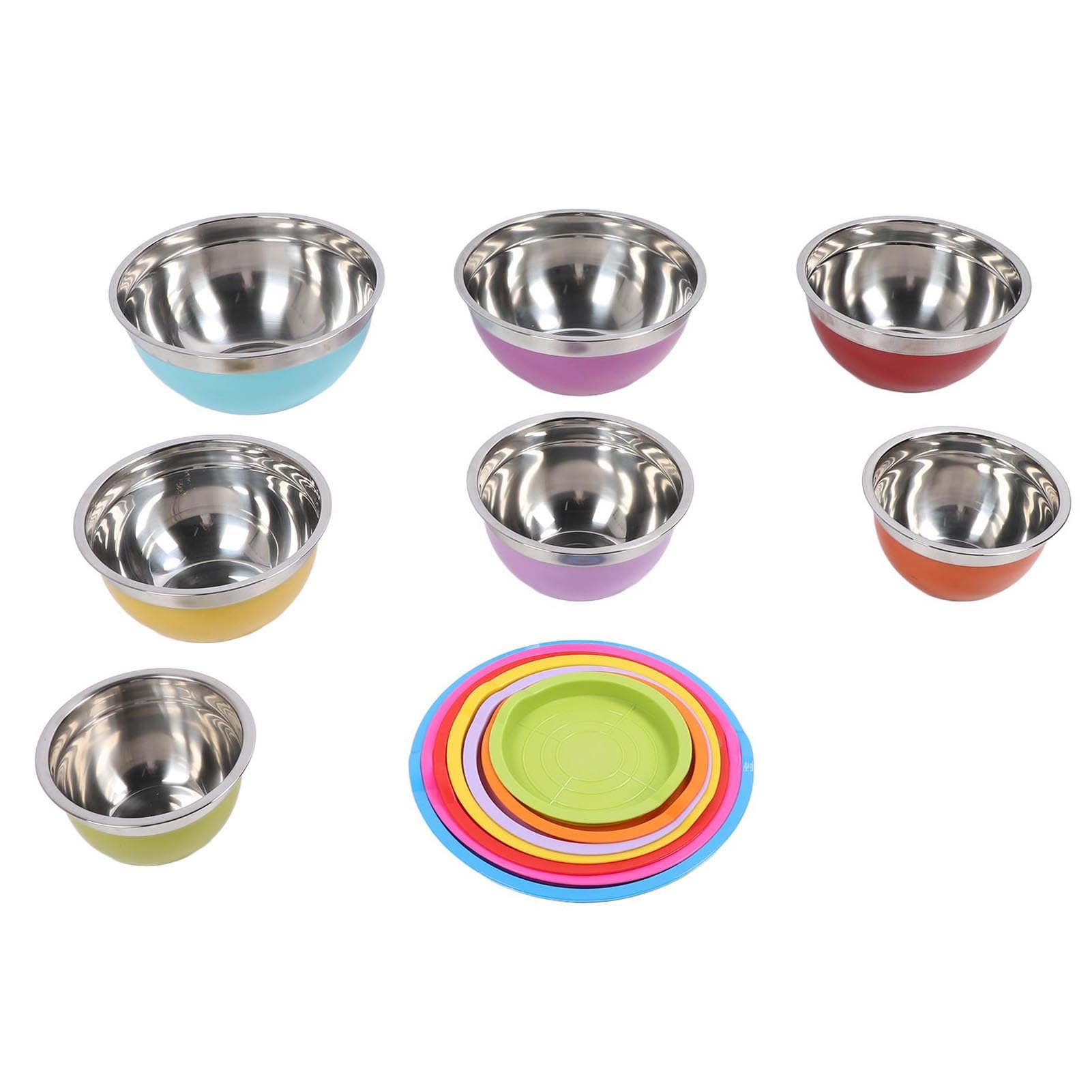 Set 12 Ciotole Per Impastare Con Coperchi Ermetici – Plastica Resistente, Impilabili, Per Cucinare E Conservare Cibi, Lavabili In Lavastoviglie