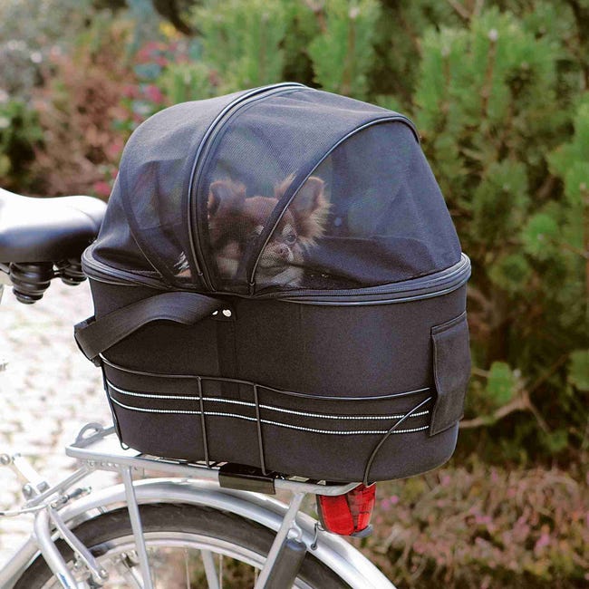 Trixie -Panier vélo pour grand porte-bagages, taille 29 × 42