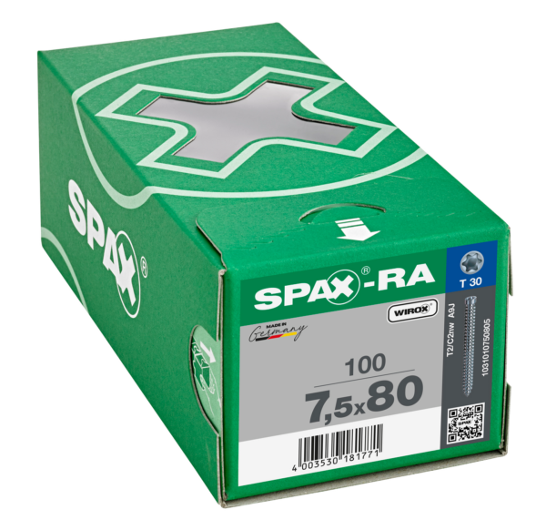 Vis ancrage châssis Spax tête cylindrique
