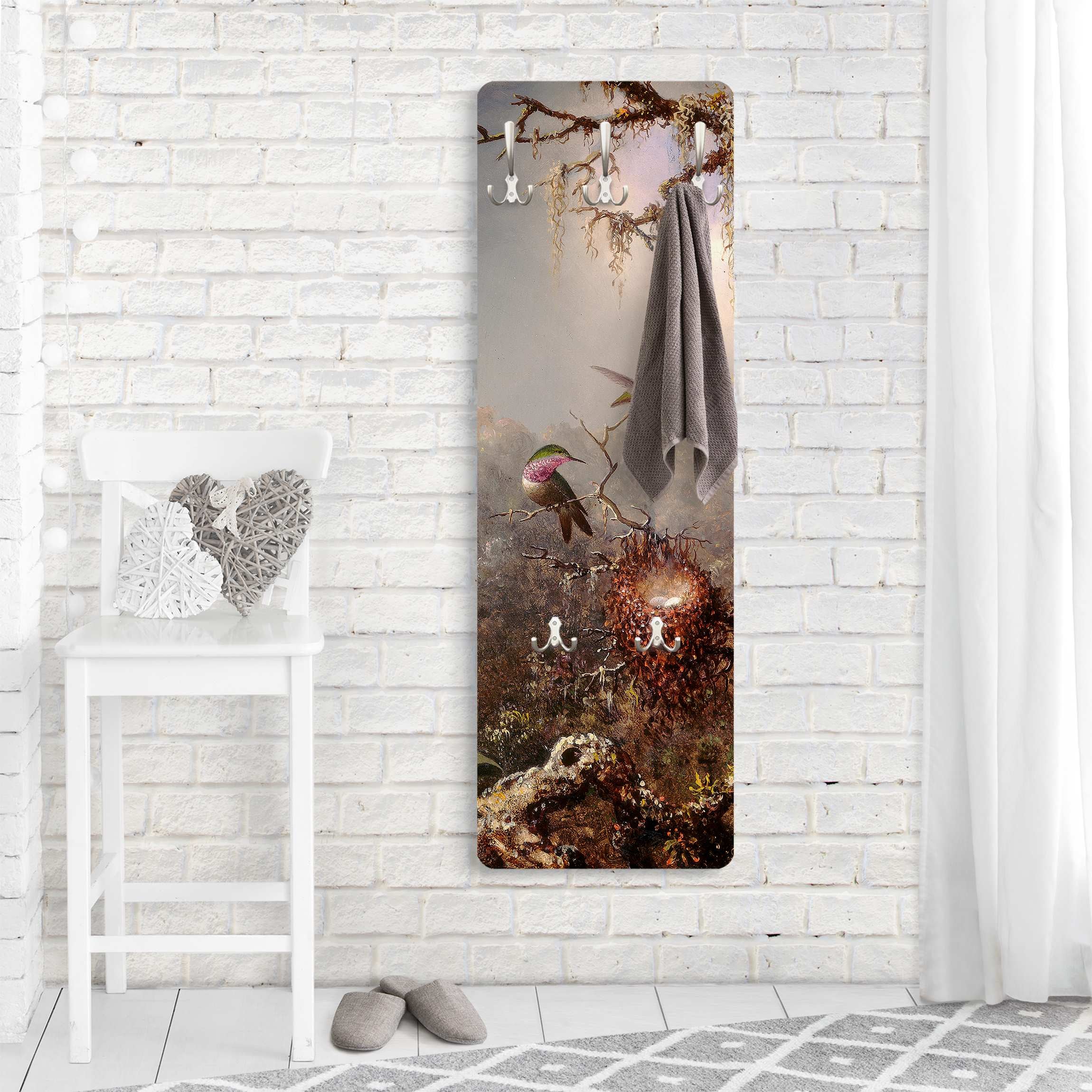 Appendiabiti Pieghevole Da Parete In Acciaio Inox - Per Interno/Esterno, Portatile - Foto 3