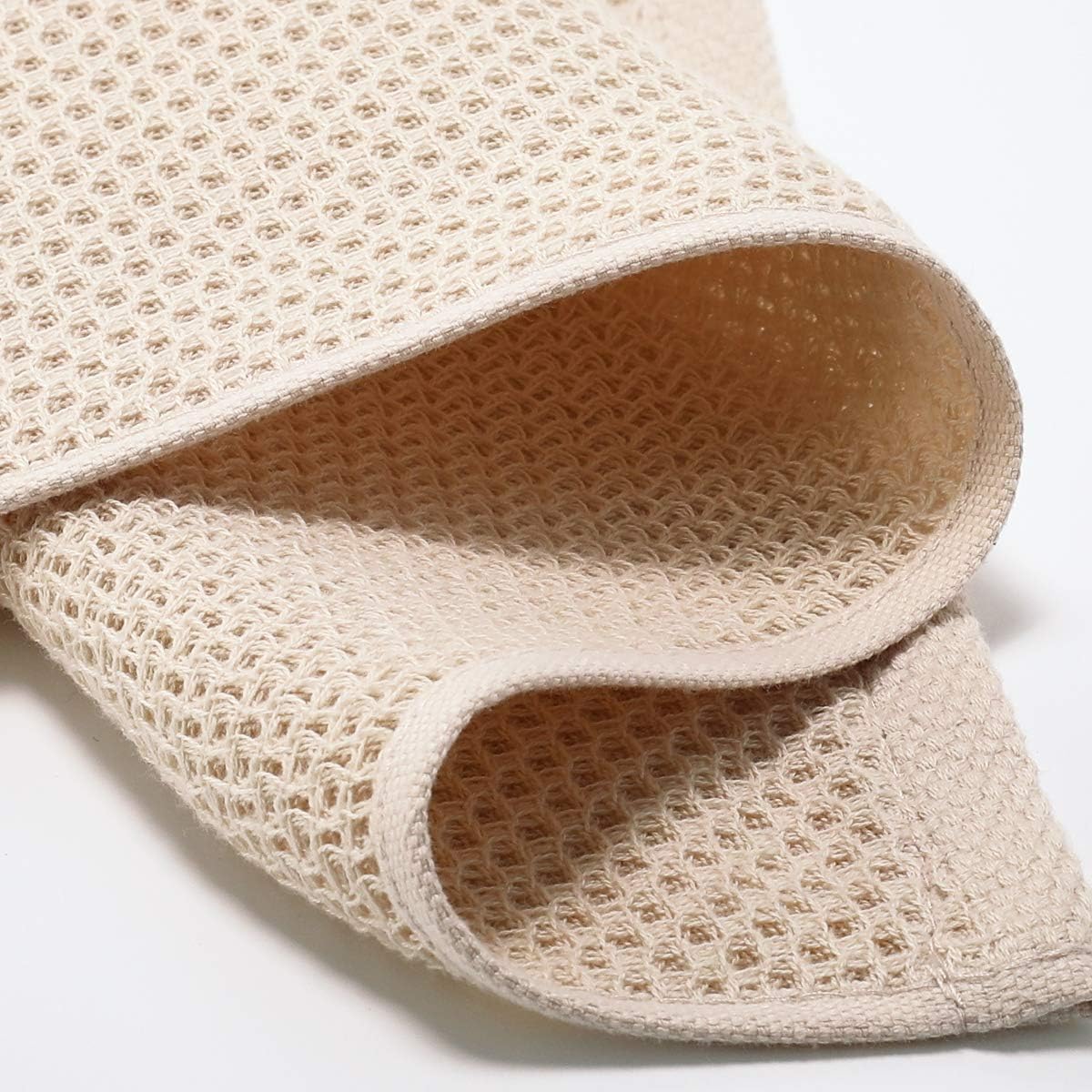 Serviettes - Serviettes de visage de luxe - Ensemble de serviettes - Coton - Ensemble de serviettes de cuisine de 6 - 33x33 cm Blanc cassé - 3