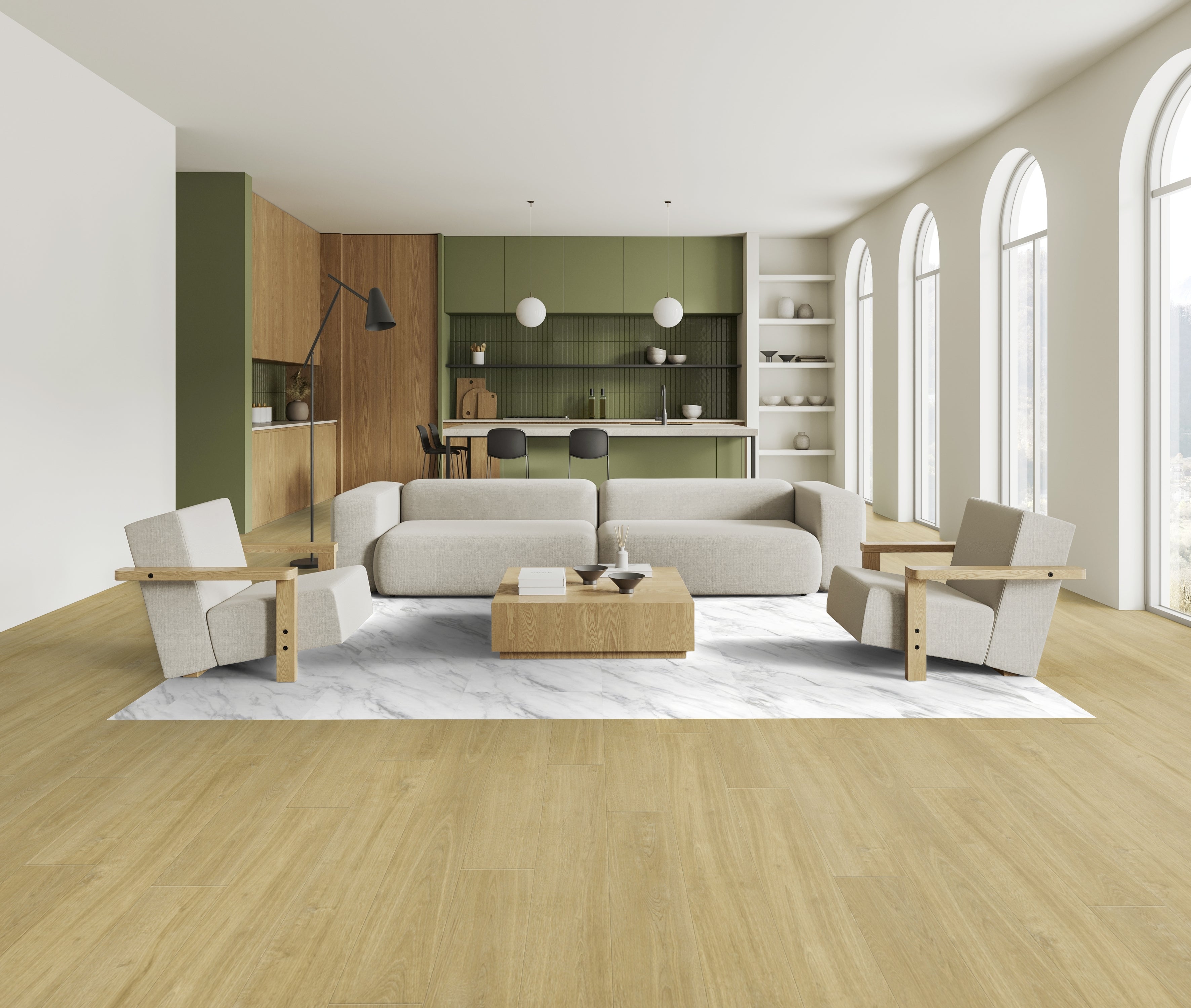 Lame PVC autoplombante sous-couche intégrée effet bois madera miel GERFLOR Senso Unik - 6