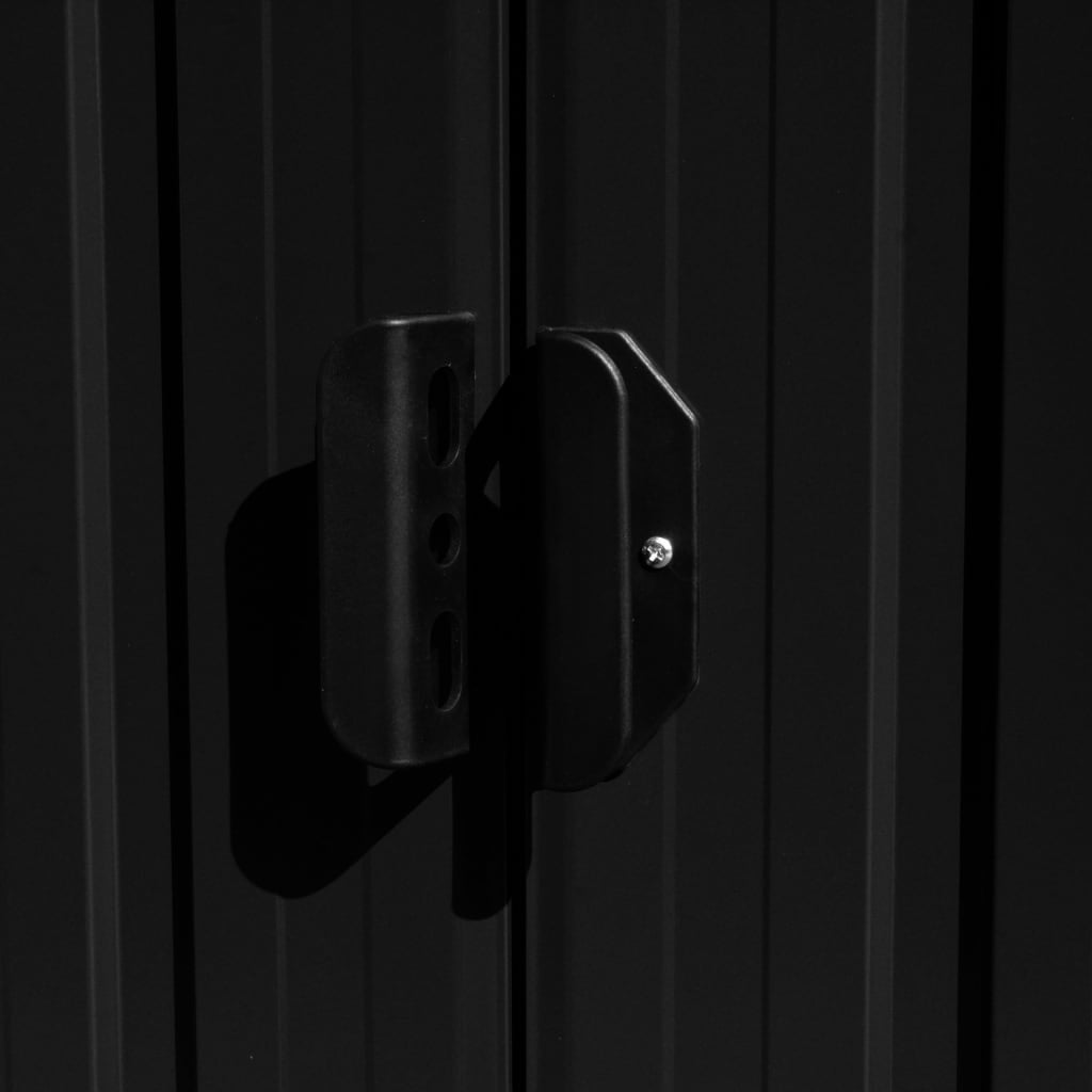 Maison Exclusive - Casetta da Giardino 257x392x181 cm in Metallo Antracite - 7