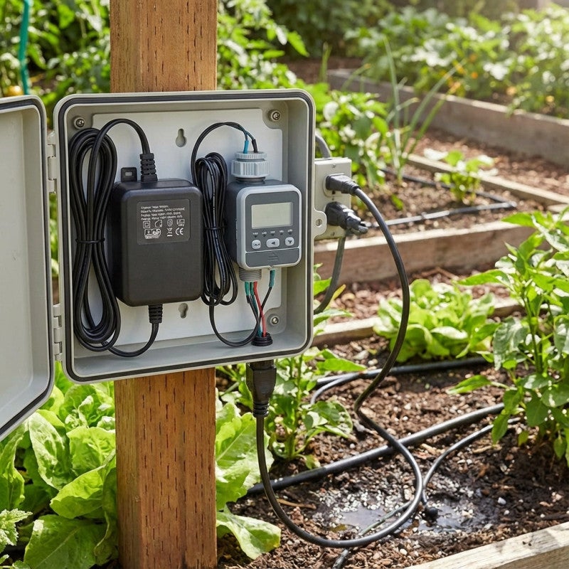 Transformador 220V 24VAC para controladores de irrigação Hunter - 4