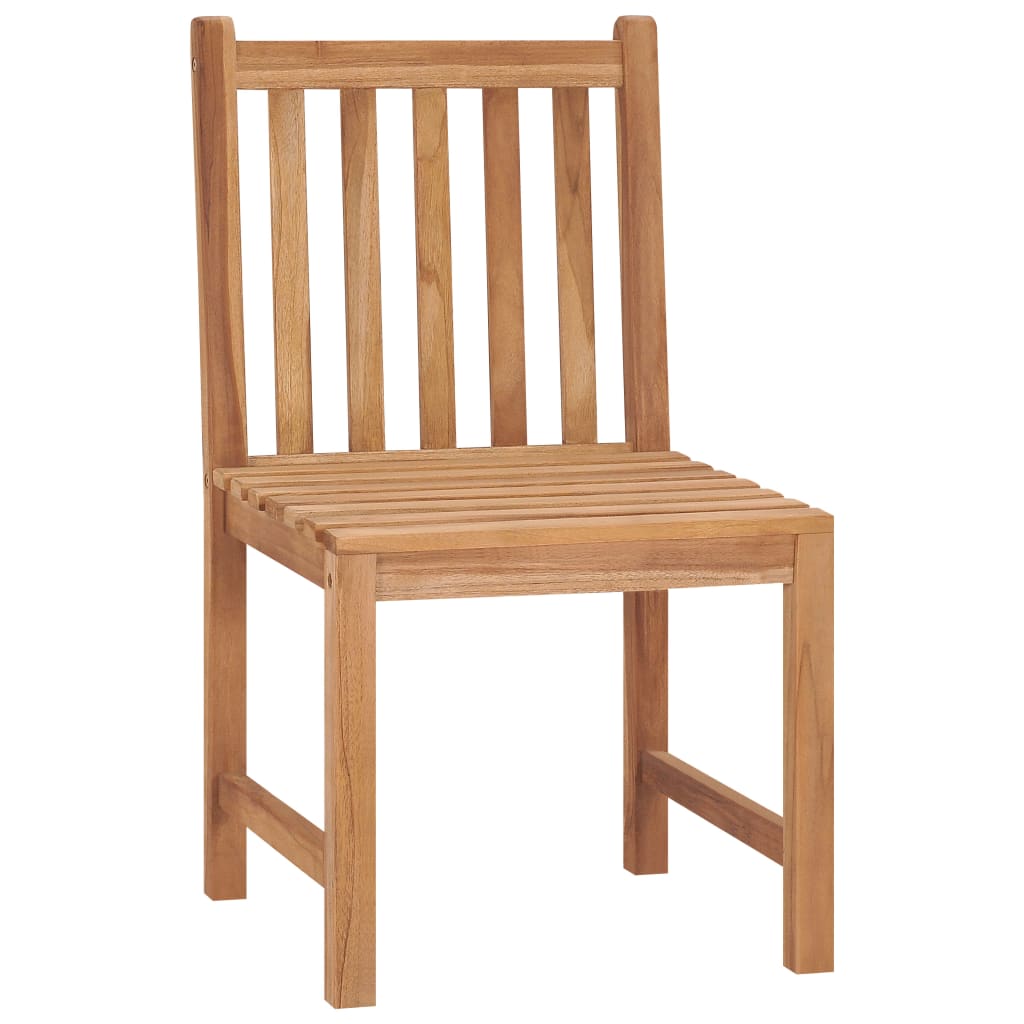 Chaises de jardin 2 pcs Bois de teck solide 2 - 2