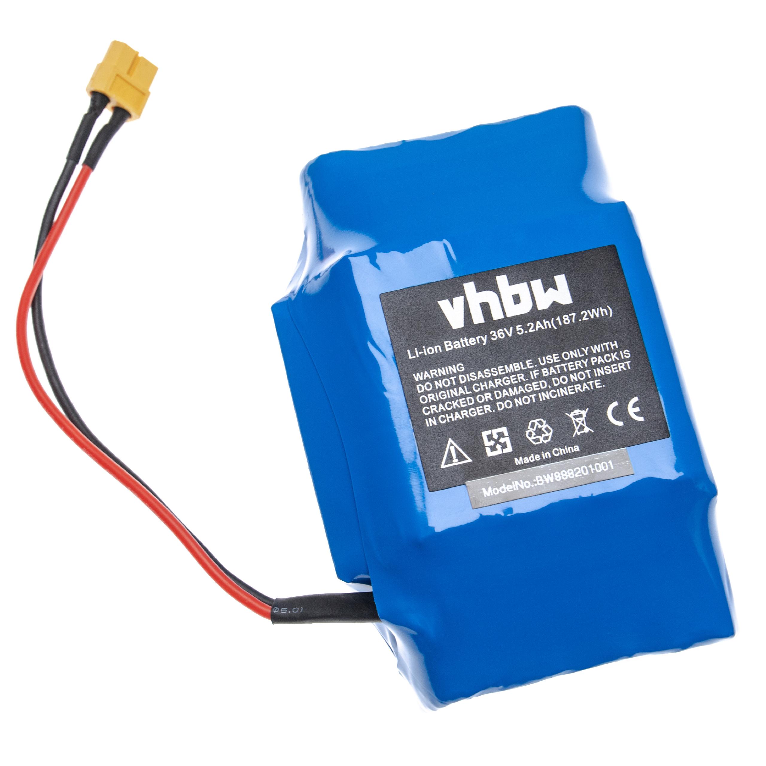 Batteria Per Bluewheel HX420 HX310 HX500 HX310S – Vhbw 4400mAh 36V Li-Ion – Ricambio Compatibile Alta Capacità