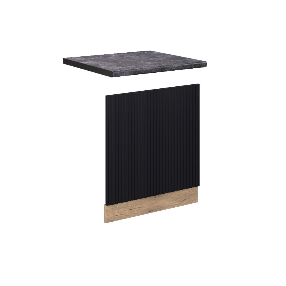 Vicco Panel przedni Fame-Line, Czarne paski, 60 cm , BP Antracyt