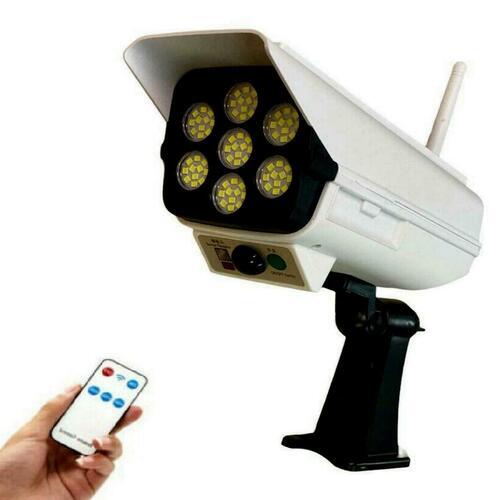 Telecamera Finta Fockety Con Luce Solare | Sensore Di Movimento, Impermeabile, Deterrente Sicurezza
