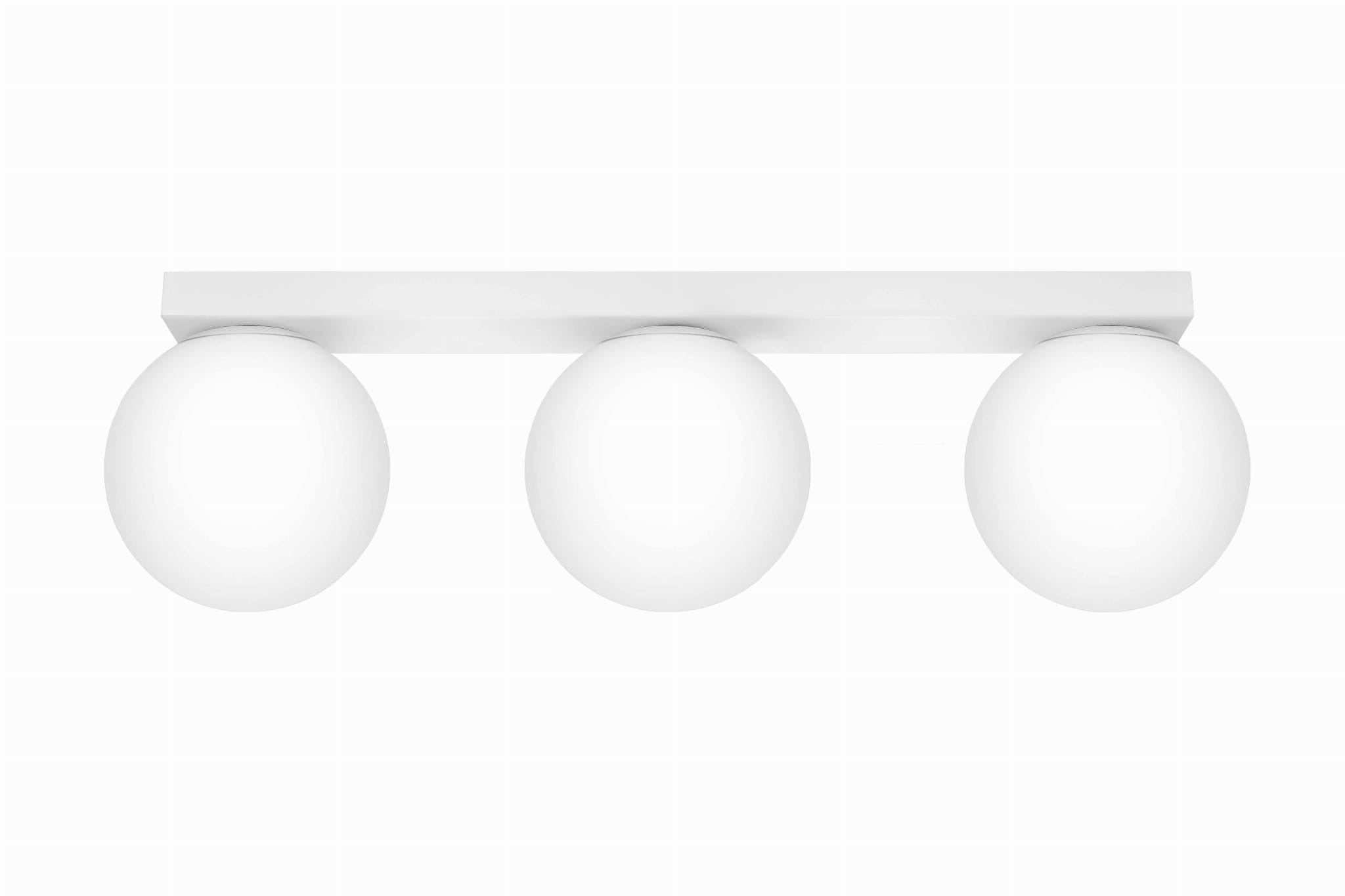 Lampa sufitowa wisząca Yoli biała 3xG9x12W wym: 14,5 x 50 x 12 cm szkło Sollux Lighting