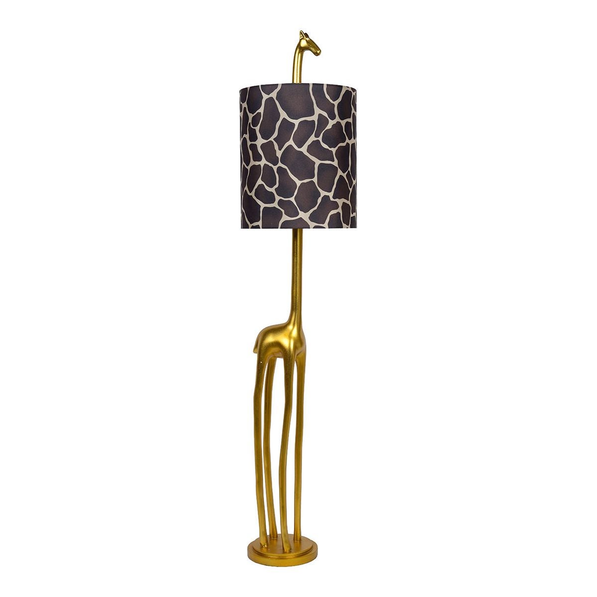 Lucide extravaganza miss tall - lámpara de suelo - ø 31,5 cm - 1xe27 - oro mate / latón