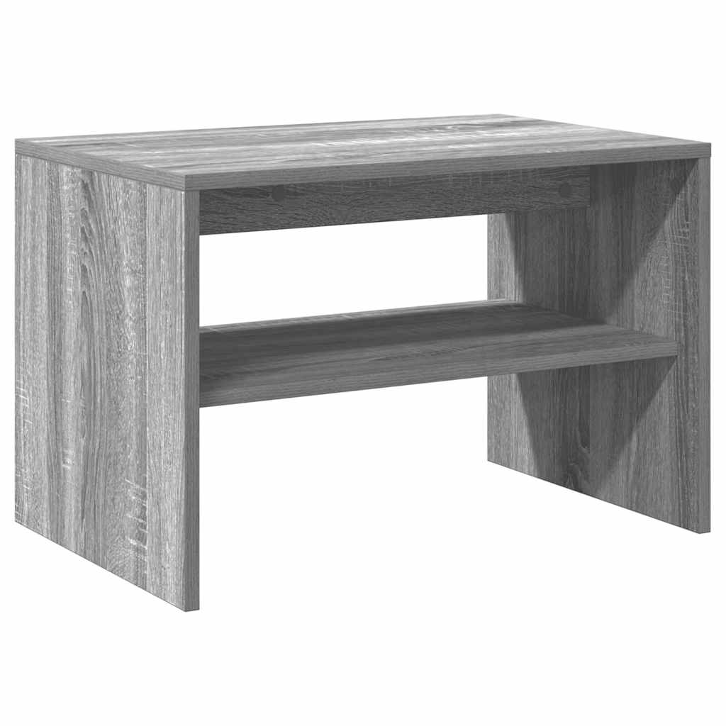 vidaXL Meuble TV sonoma gris 60x40x40 cm bois d'ingénierie - 7