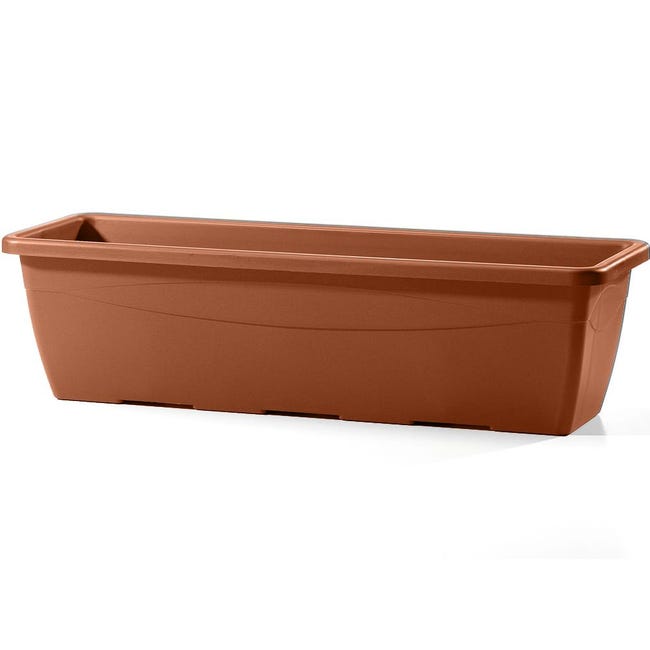 Vaso per bonsai rettangolare in gres 43,5x26x12 cm - L78b Vaso per bonsai rettangolare in gres 43,5x26x12 cm - L78b