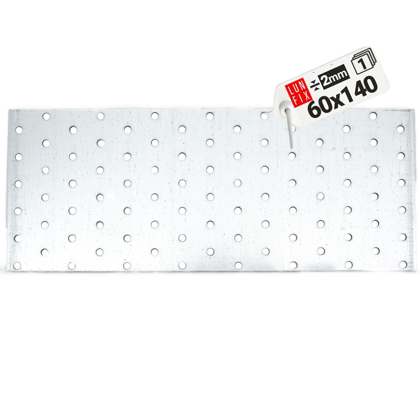 Płytka perforowana 60x140x2 mm 1szt.