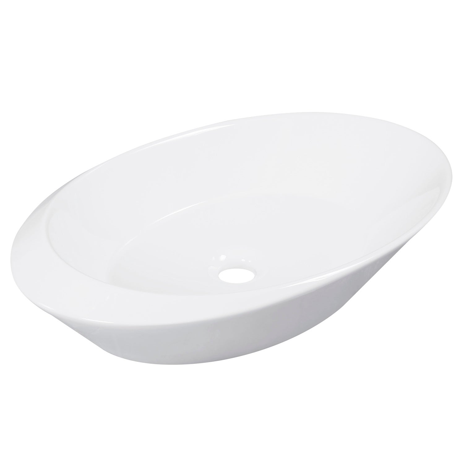 Umywalka nablatowa KR-9036 biała KERRA