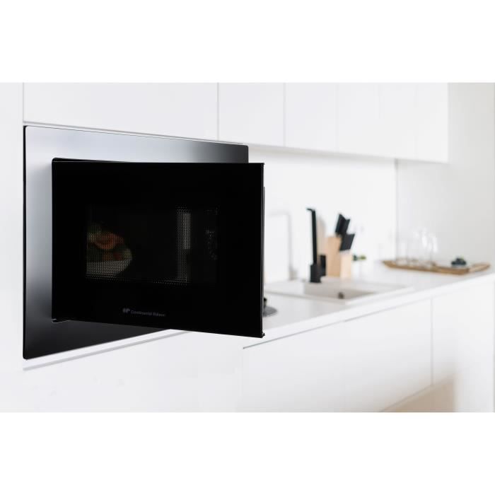 Micro-ondes encastrable - CONTINENTAL EDISON - CEMO20EBM2 - 1280 W - L59,5xH38,5xP35,3 cm - 20L - Noir - 6