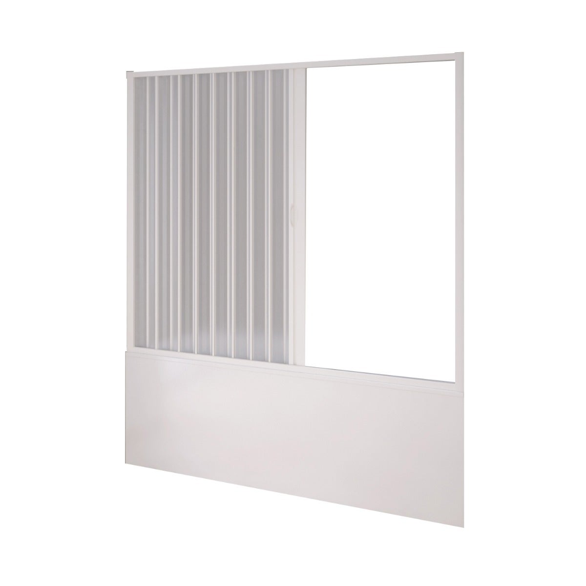 Paroi Pare-Baignoire 170-140 CM en Pvc mod. Nova Kit Vasca avec ouverture latérale - 5
