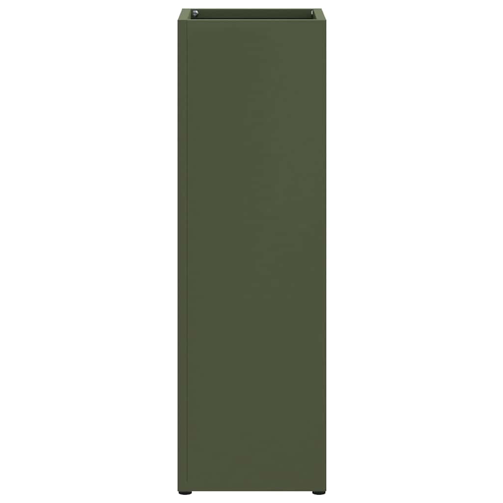 Porte-parapluie olive 15,5 x 15,5 x 49 cm acier - 4