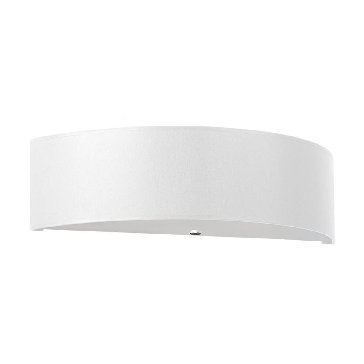 Kinkiet ścienny Skala biały 2xE27x15W wym: 12 x 45 x 15 cm tkanina IP20 Sollux Lighting