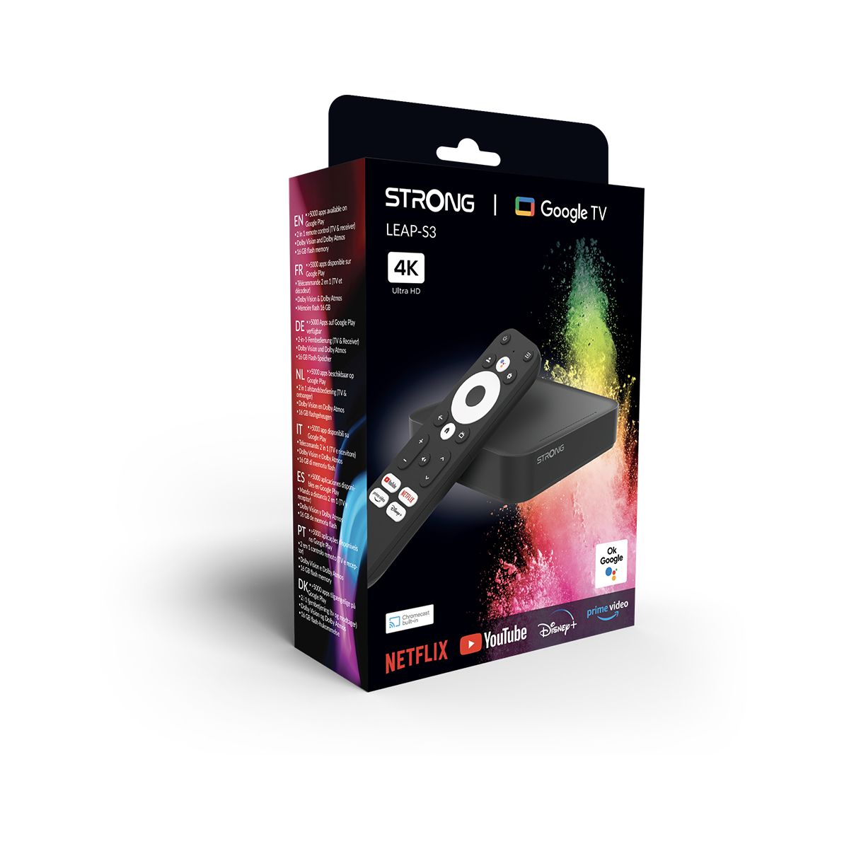 Passerelle multimédia STRONG LEAP-S3 Box Google TV 4K Chromecast - 7