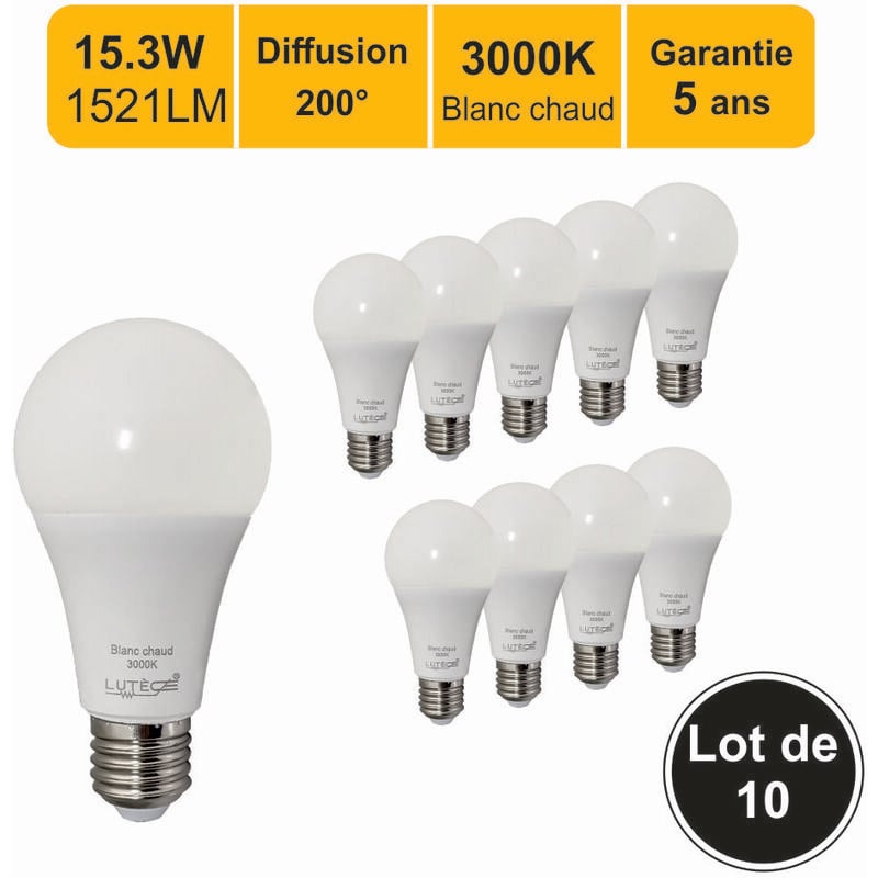 Zestaw 12 żarówek LED z włóknem E14 4W) 470Lm 2700K - 2 lata gwarancji