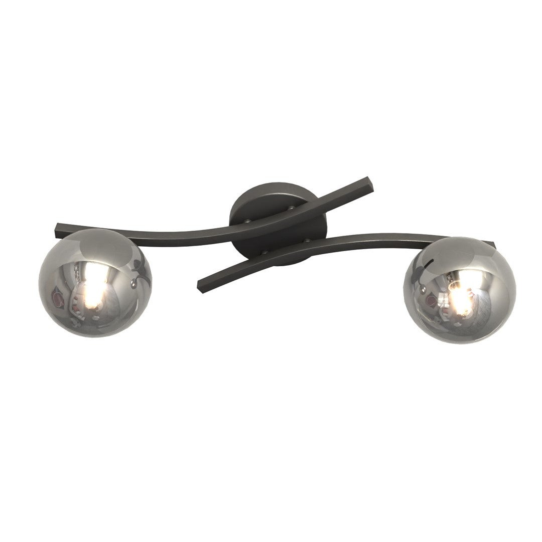 Lampa wisząca OPUS czarna 2xE14x15W metal wym:20x60x23cm IP20 Emibig