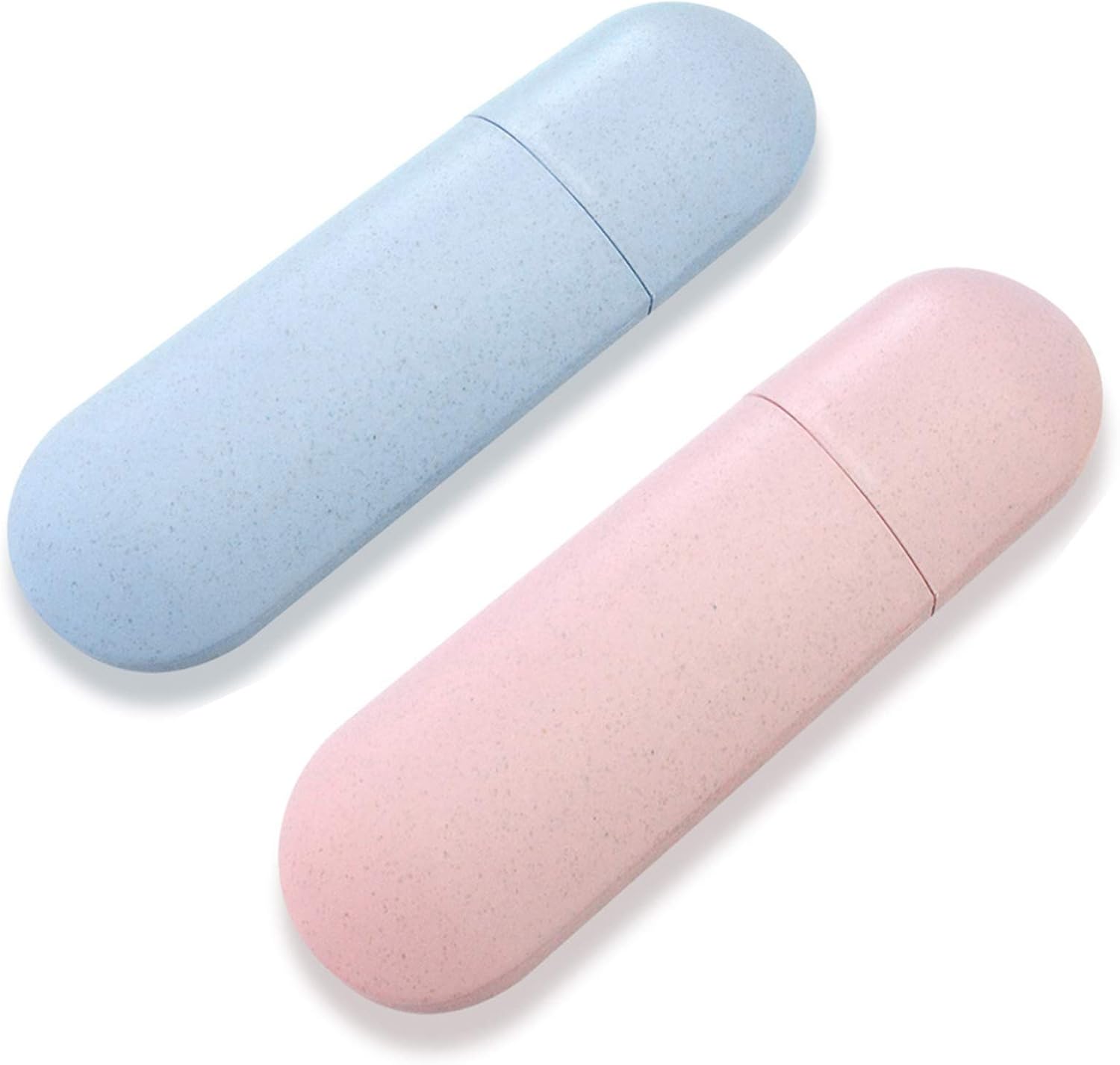 2-częściowe etui na szczoteczkę do zębów, przenośne etui na szczoteczkę do zębów, podróżne pudełko na szczoteczkę do zębów, do biwakowania, podróży i