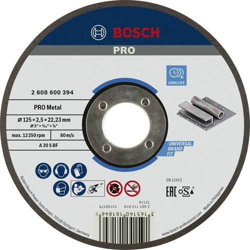 Corte recto Expert Metal: 125x2,5mm