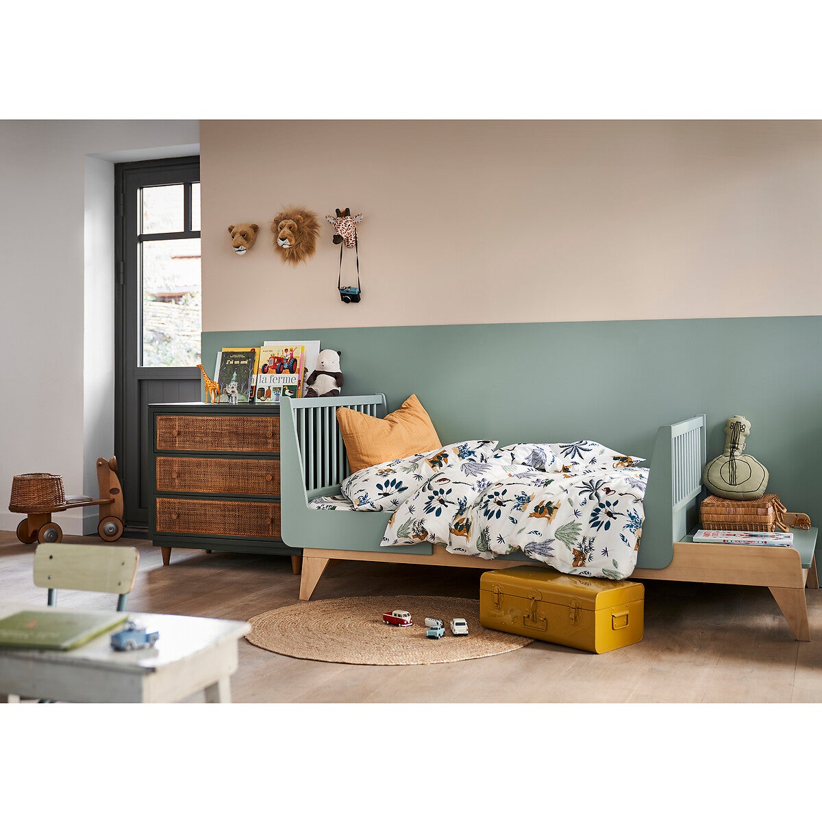 Housse de couette coton biologique, Petite Jungle - Imprimé - 140 x 200 cm - 4