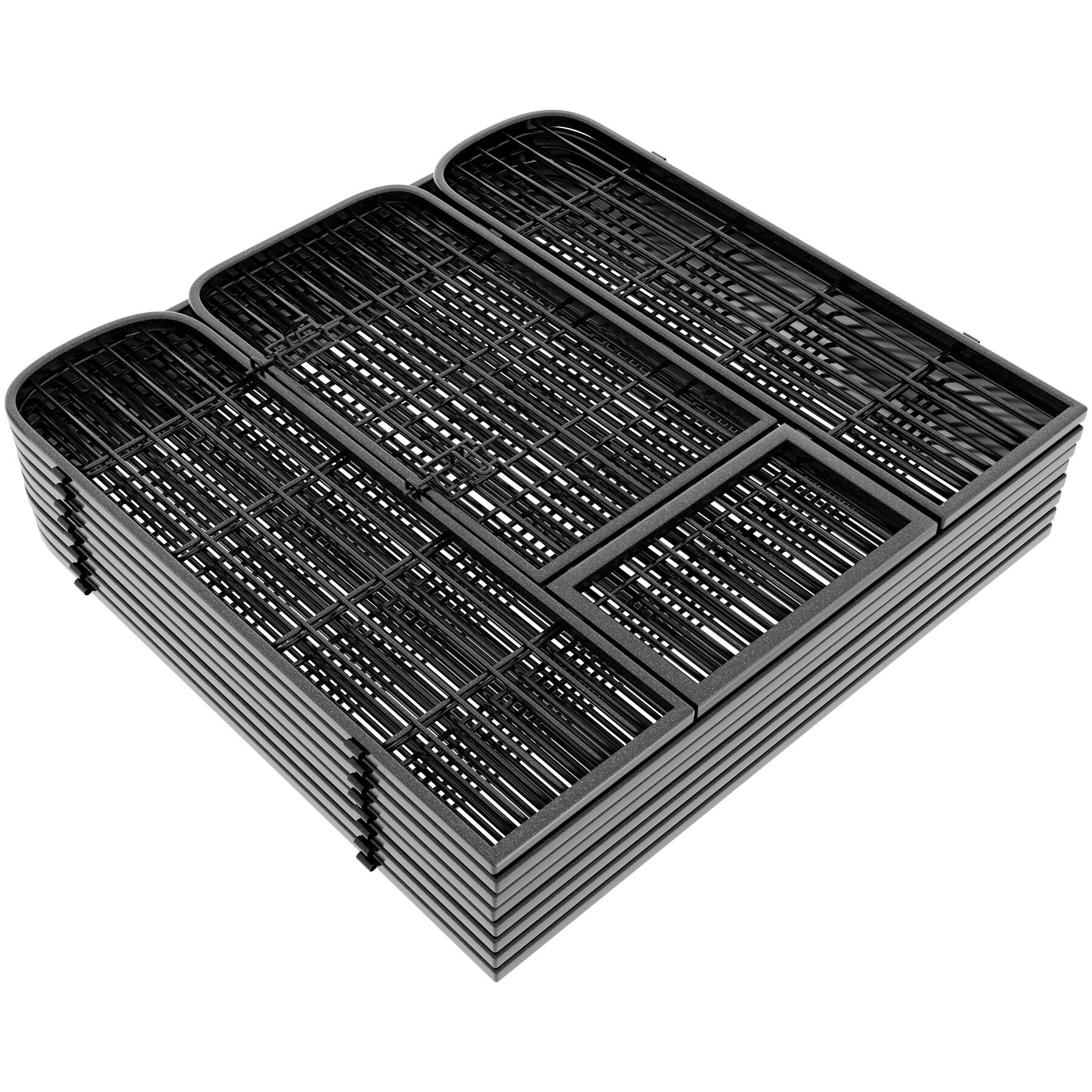 Enclos en acier modulable en 8 parties pour chiens 80 cm TECTAKE - 2