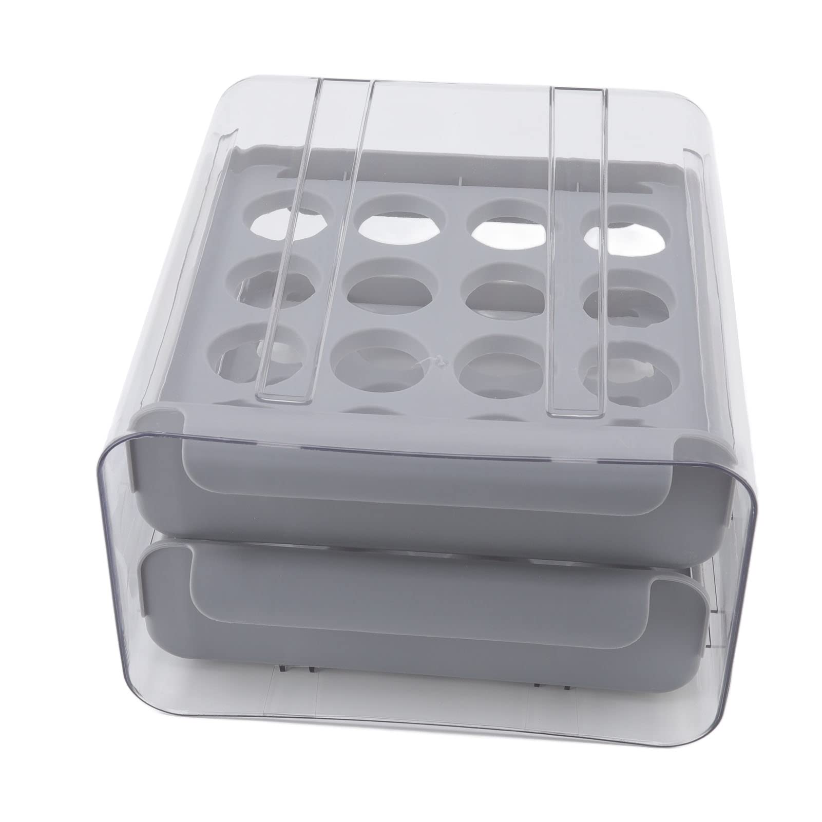 Boite à Œufs Transparent à Tiroir, Double Couche Plateau à Œufs en Plastique avec Couvercle, Rangement Œufs pour Frigo Empilable, Grand Distributeur Œufs, Jusqu'à 40 Œufs (Double couche Boite à Œufs Transparent à Tiroir, Double Couche Plateau à Œufs en Plastique avec Couvercle, Rangement Œufs pour Frigo Empilable, Grand Distributeur Œufs, Jusqu'à 40 Œufs (Double couche