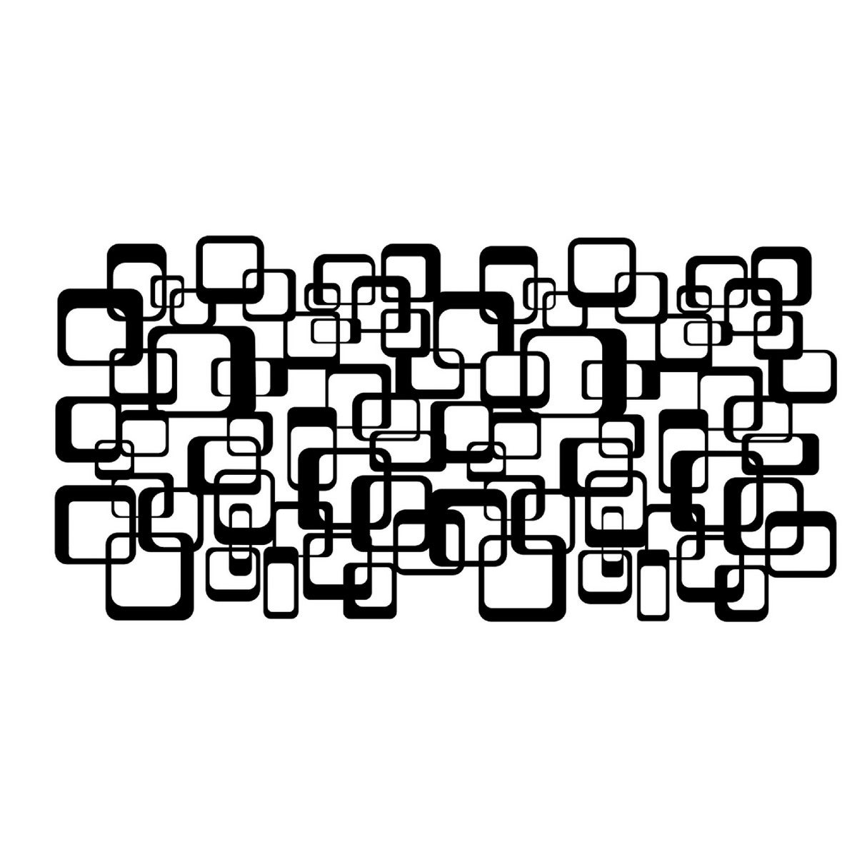 LUANCE Pince Métal ARCHI Noir/argent - 2 Pcs - 9